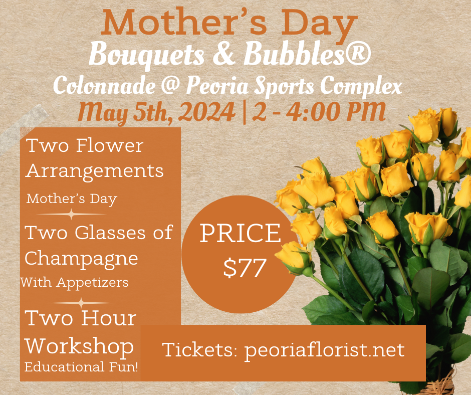 Bouquets and Bubbles® price $77 at Peoria Sports Complex - Colonnade host Peoria Florist